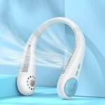 USB Rechargeable Mini Bladeless Neck Fan – Portable Neck Cooler