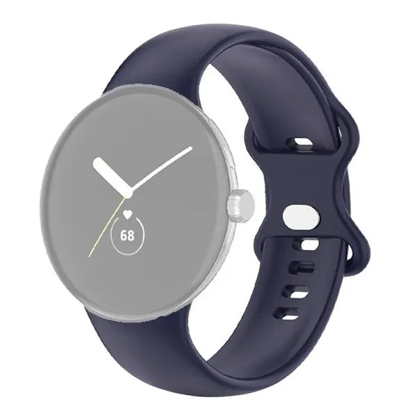 Google-Pixel-Smartwatch-Soft-Silicone-Straps-Blue